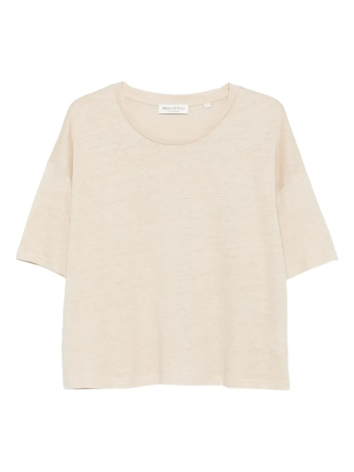 Marc O'Polo リネン ラウンドネックTシャツ - 画像1