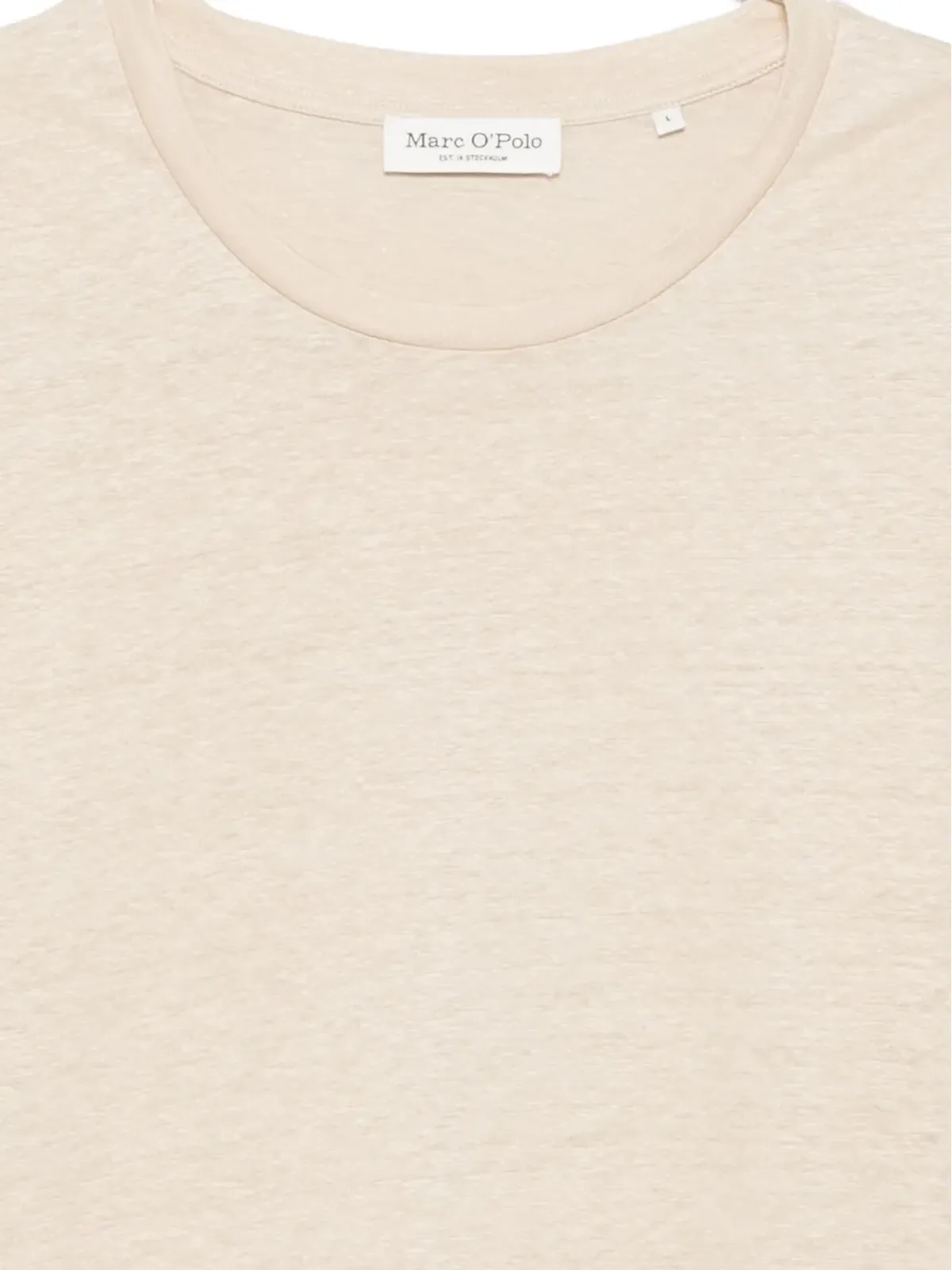 Marc O'Polo リネン ラウンドネックTシャツ - 画像3