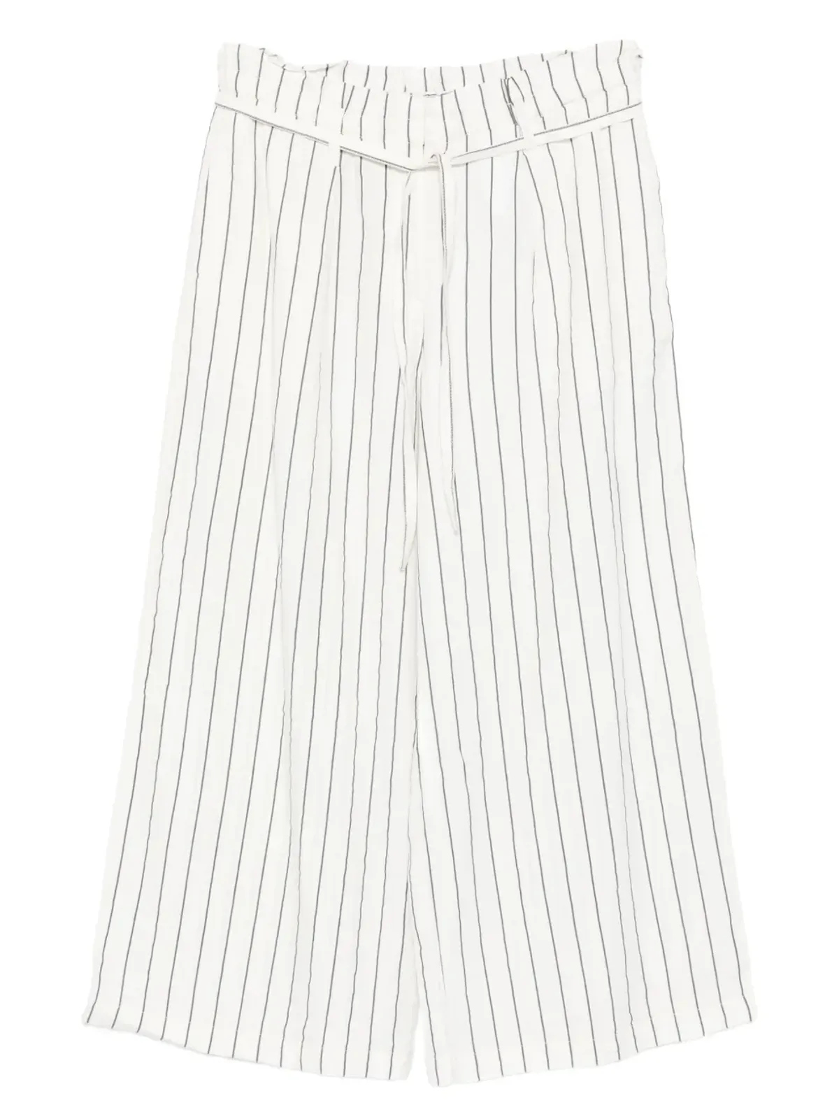 Marc O'Polo ピンストライプ柄ベルト付きパンツ - 画像1