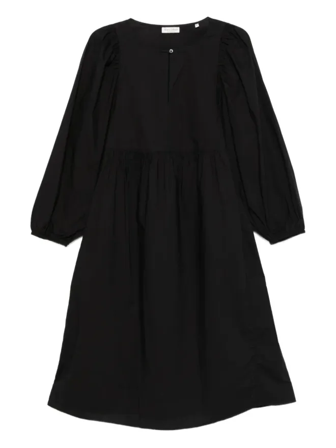 Marc O'Polo Marc O'Polo パフスリーブ ミディドレス ブラックの商品画像