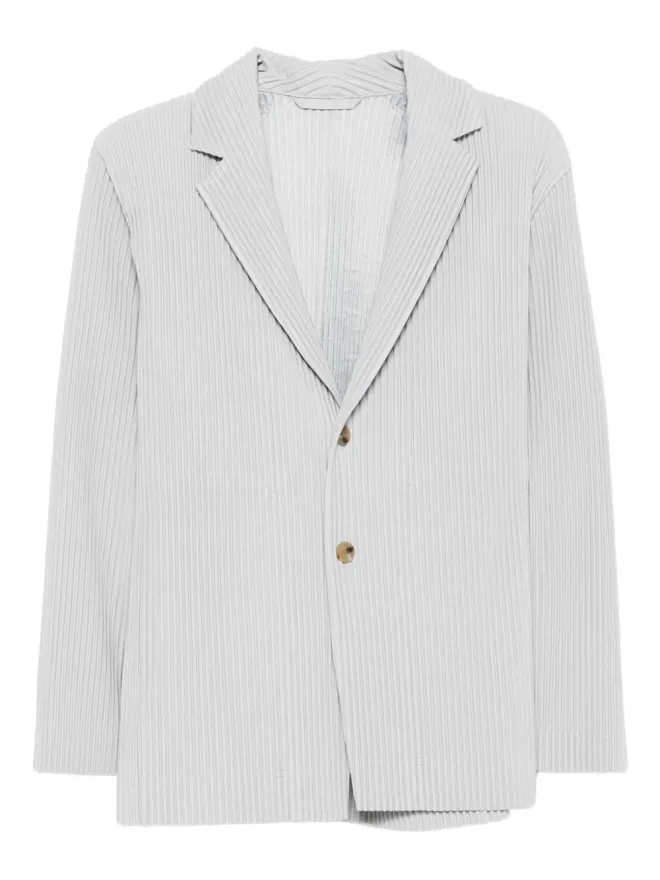 Homme Plissé Issey Miyake Homme Plissé Issey Miyake プリーツボタンブレザーの商品画像