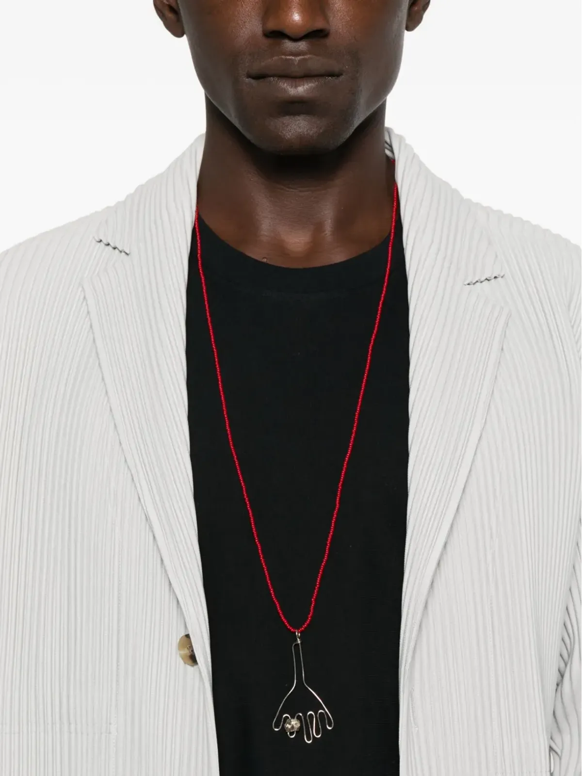 Homme Plissé Issey Miyake プリーツボタンブレザー - 画像5