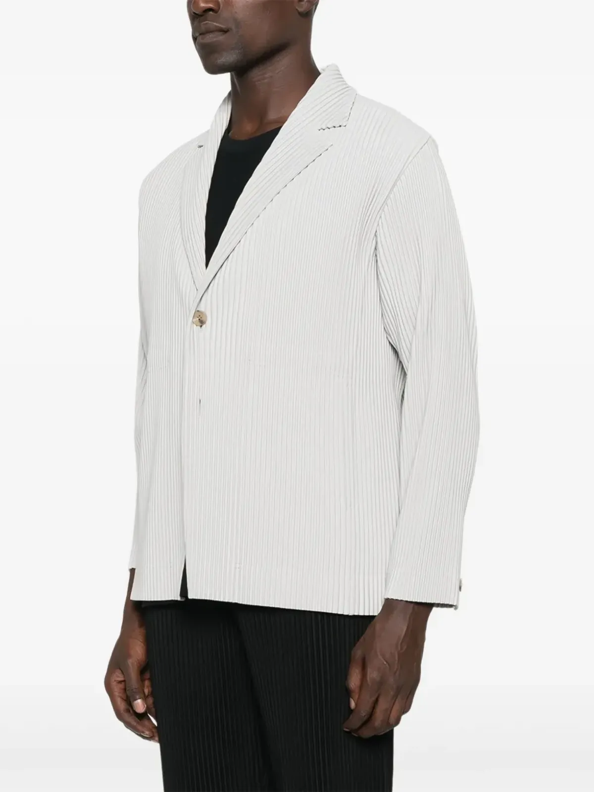 Homme Plissé Issey Miyake プリーツボタンブレザー - 画像3