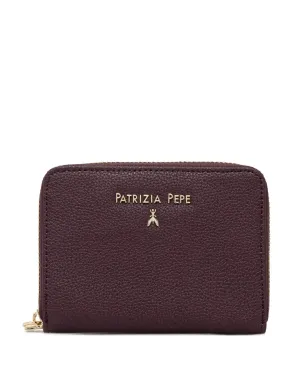 Patrizia Pepe ロゴ入りジップウォレット - パープル - サムネイル1