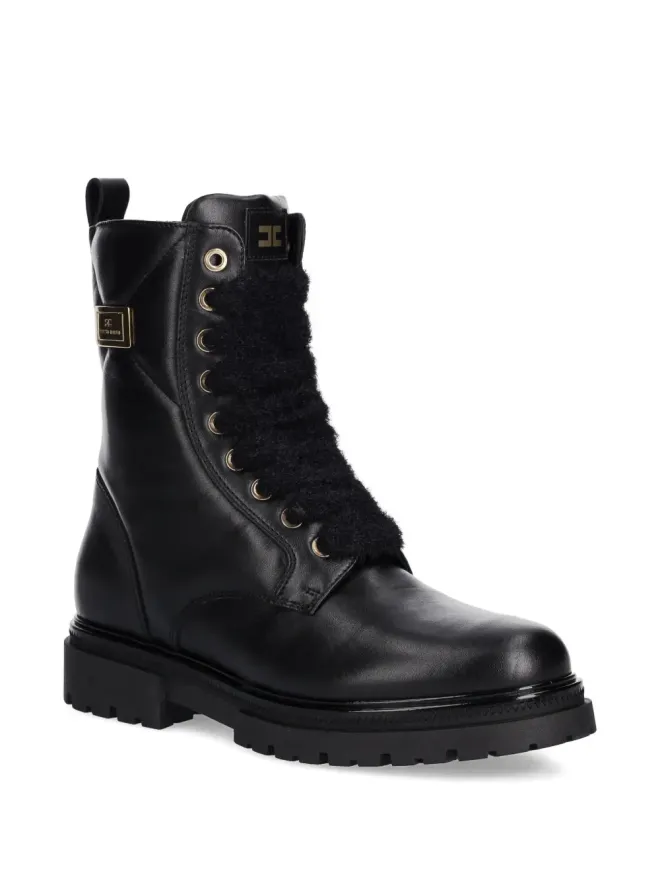 Elisabetta Franchi La Mia Bambina Elisabetta Franchi La Mia Bambina レザー アンクルブーツの商品画像