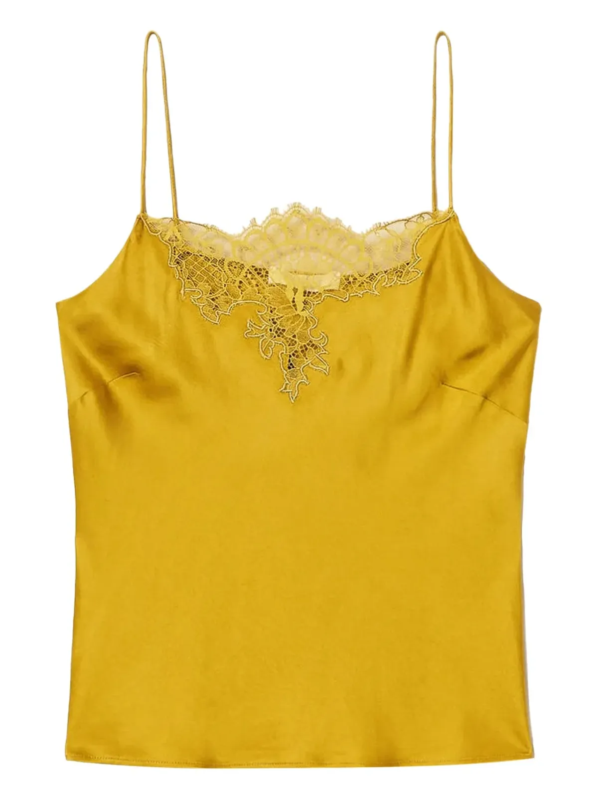 TWINSET レーストリムトップス - Yellow - 画像1