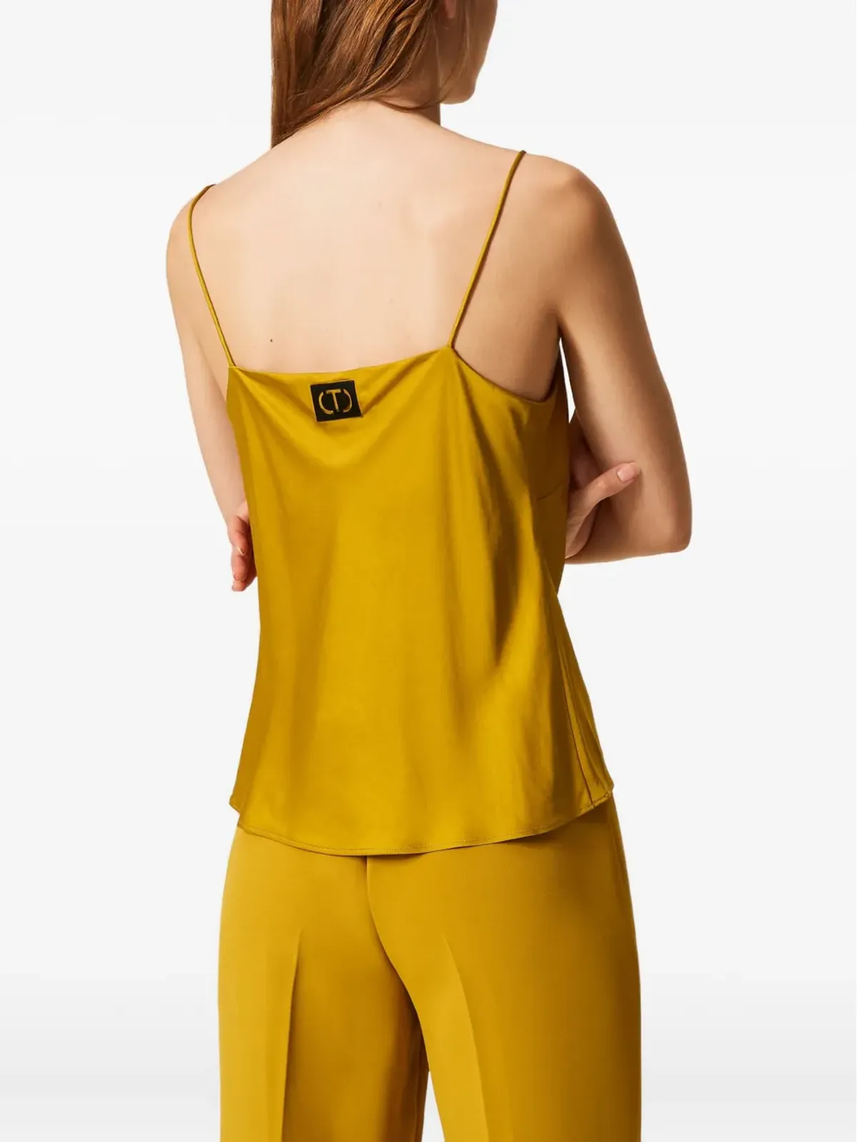 TWINSET レーストリムトップス - Yellow - 画像3