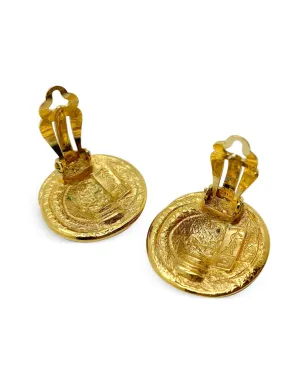 Jennifer Gibson Jewellery 1980年代 Yves Saint Laurent Floral Nest イヤリング - ゴールド - サムネイル2