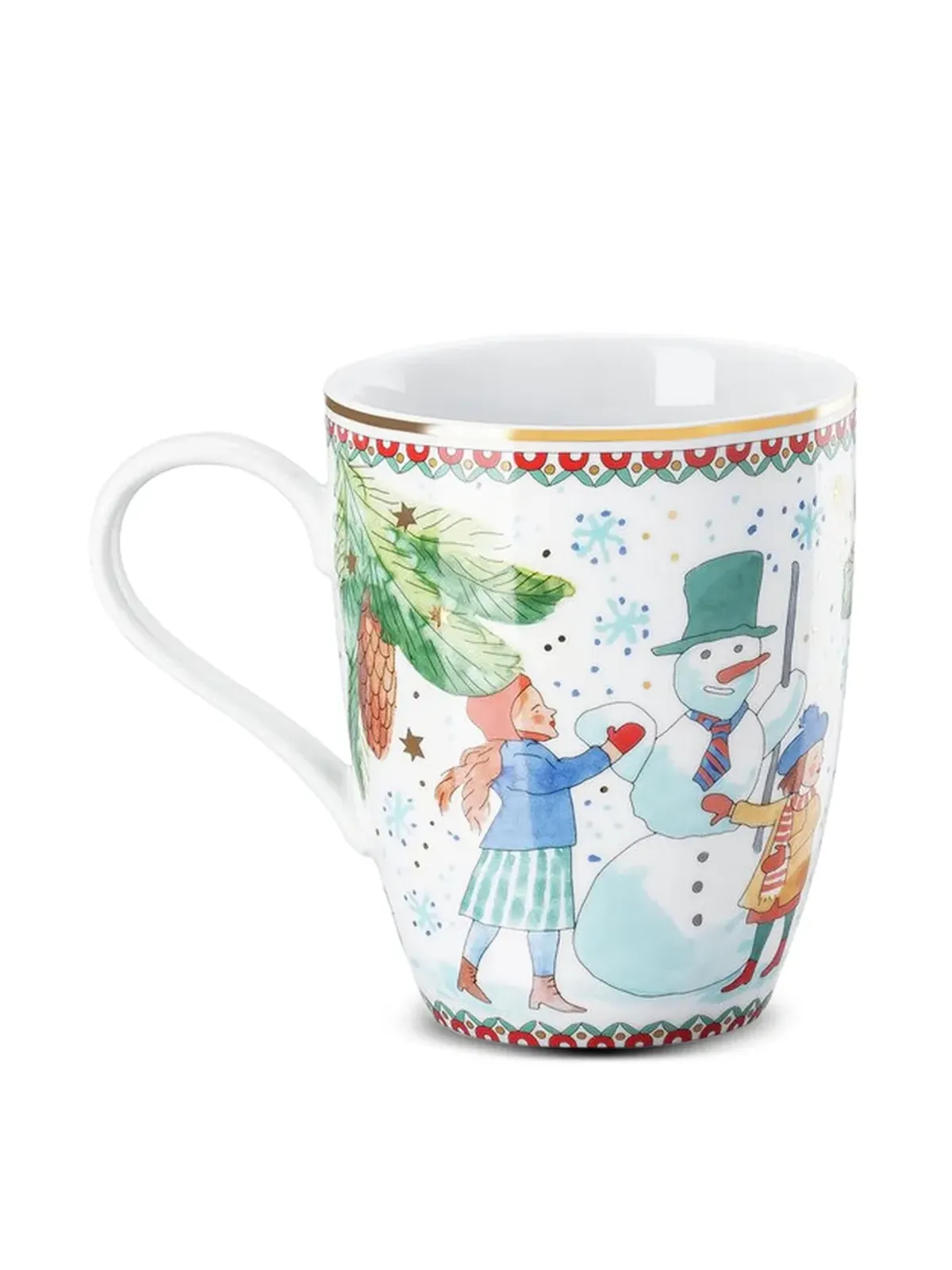 HUTSCHENREUTHER 雪だるまの子ども用マグカップ - 画像1