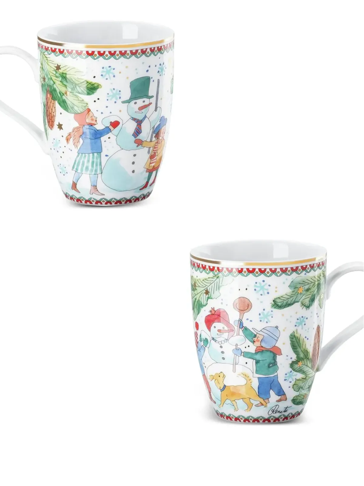 HUTSCHENREUTHER 雪だるまの子ども用マグカップ - 画像3