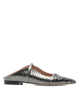 Malone Souliers レザー ポインテッドトゥ フラットシューズ - サムネイル1
