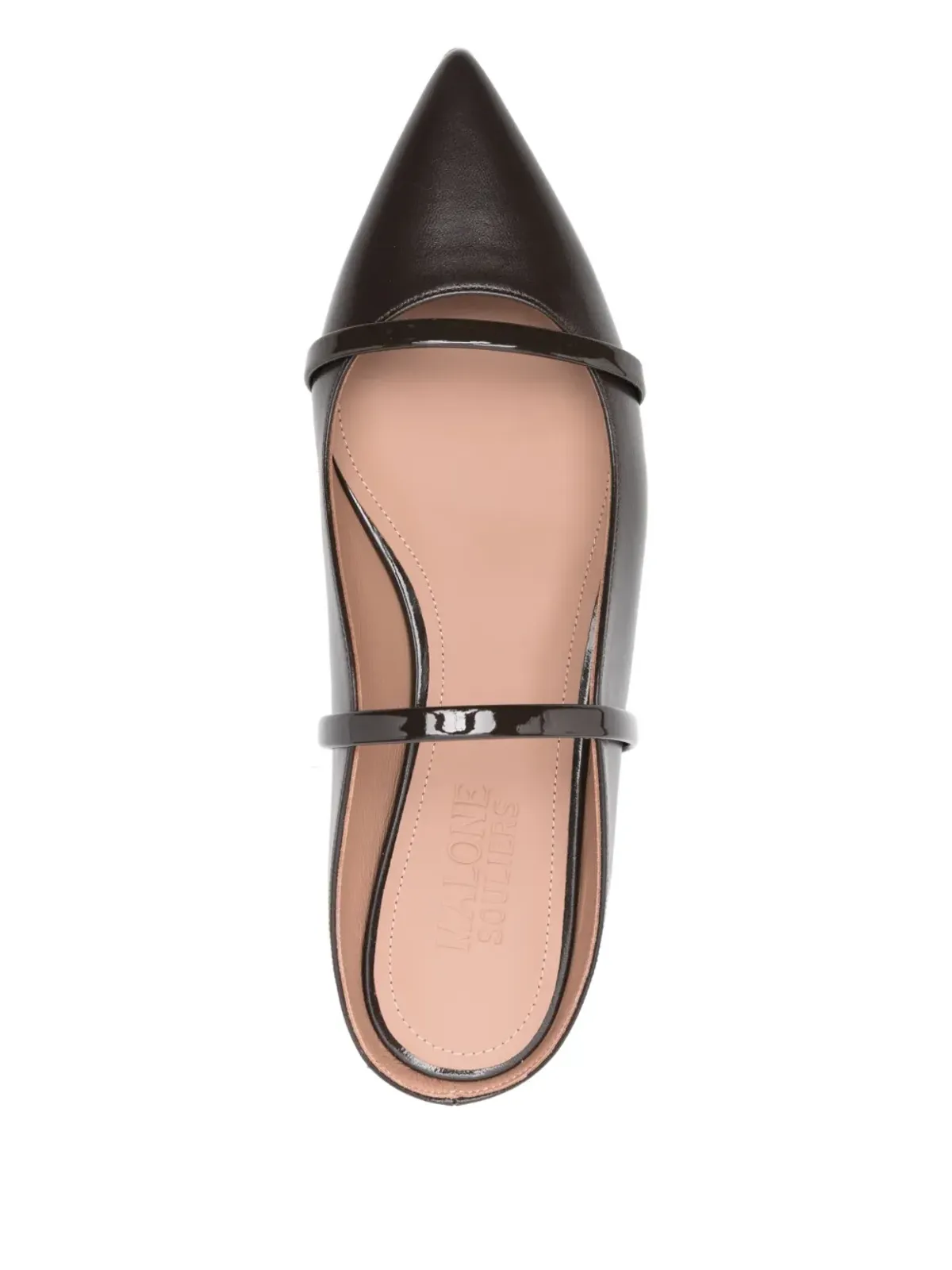 Malone Souliers Maureen レザー フラットミュール - 画像4