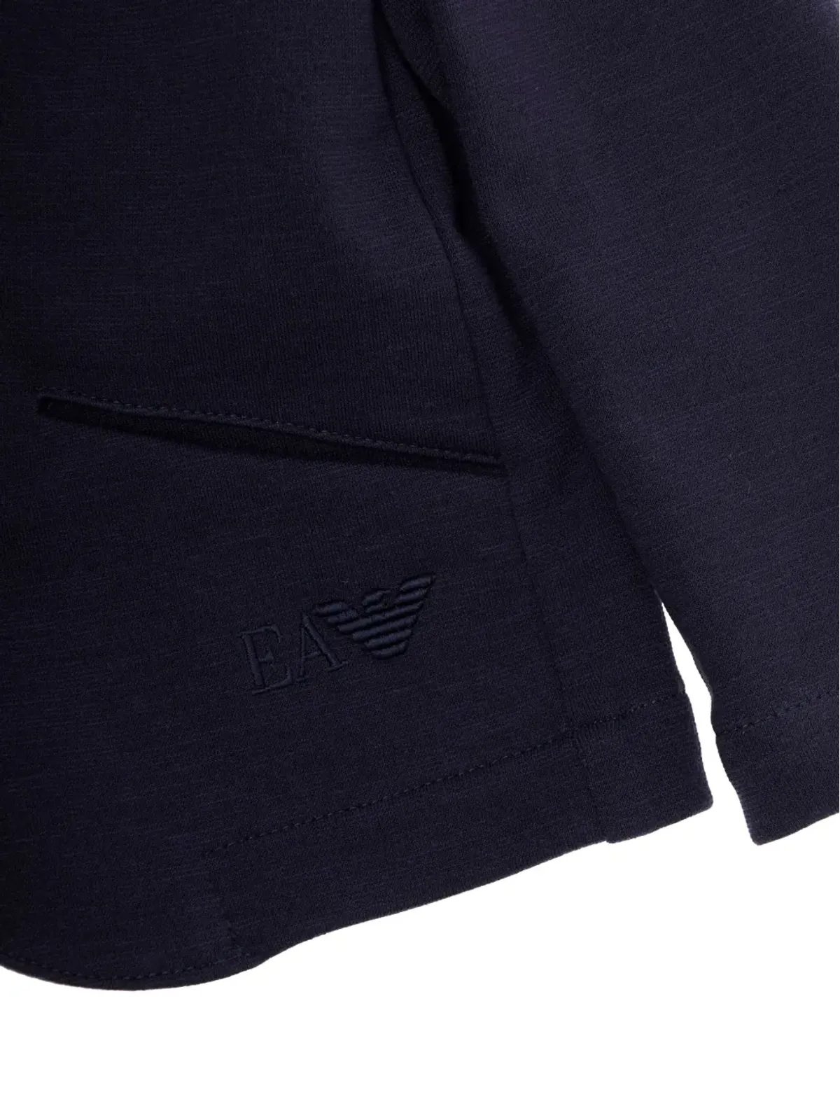 Emporio Armani Kids 刺繍ロゴ入り2ボタンブレザー - 画像3