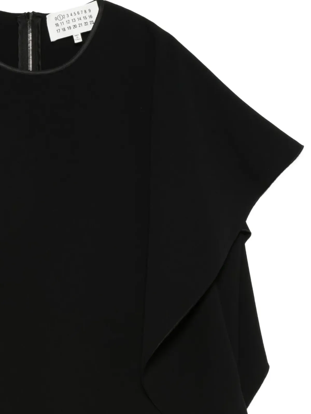 Maison Martin Margiela Pre-Owned アシンメトリカル・フリル ブラウス - 画像3