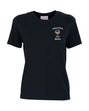 MC2 Saint Barth ラインストーン付きワイングラスTシャツ - サムネイル1