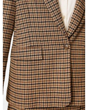 TWINSET チェック柄シングルブレストブレザー - サムネイル5