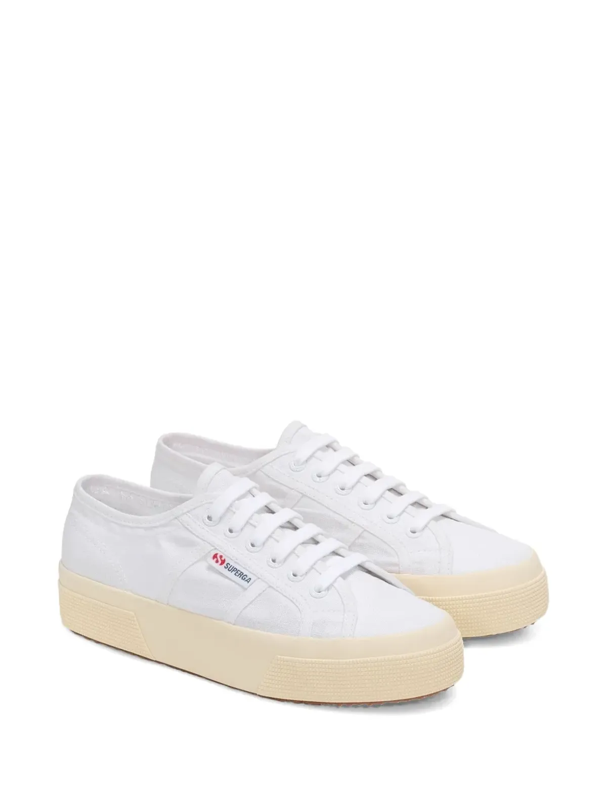 Superga 2740 プラットフォーム レースアップスニーカー - White - 画像2