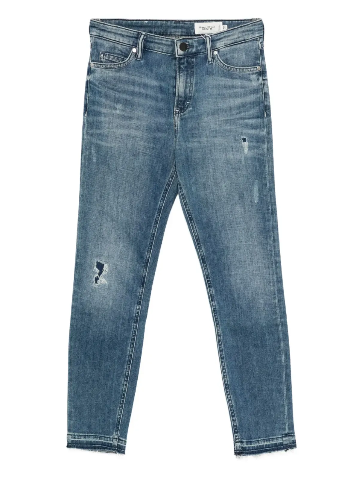 Marc O'Polo フリンジヘム ダメージ加工ジーンズ - 画像1