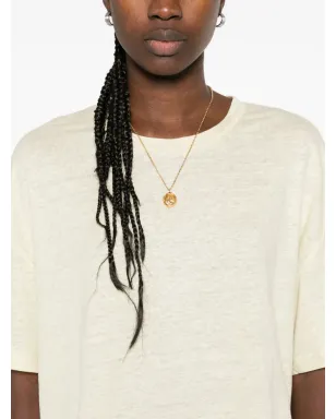 Marc O'Polo クルーネックリネンTシャツ イエロー - サムネイル5