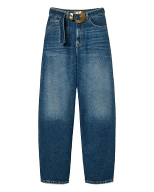 TWINSET ベルト付きバックル式ジーンズ - サムネイル1
