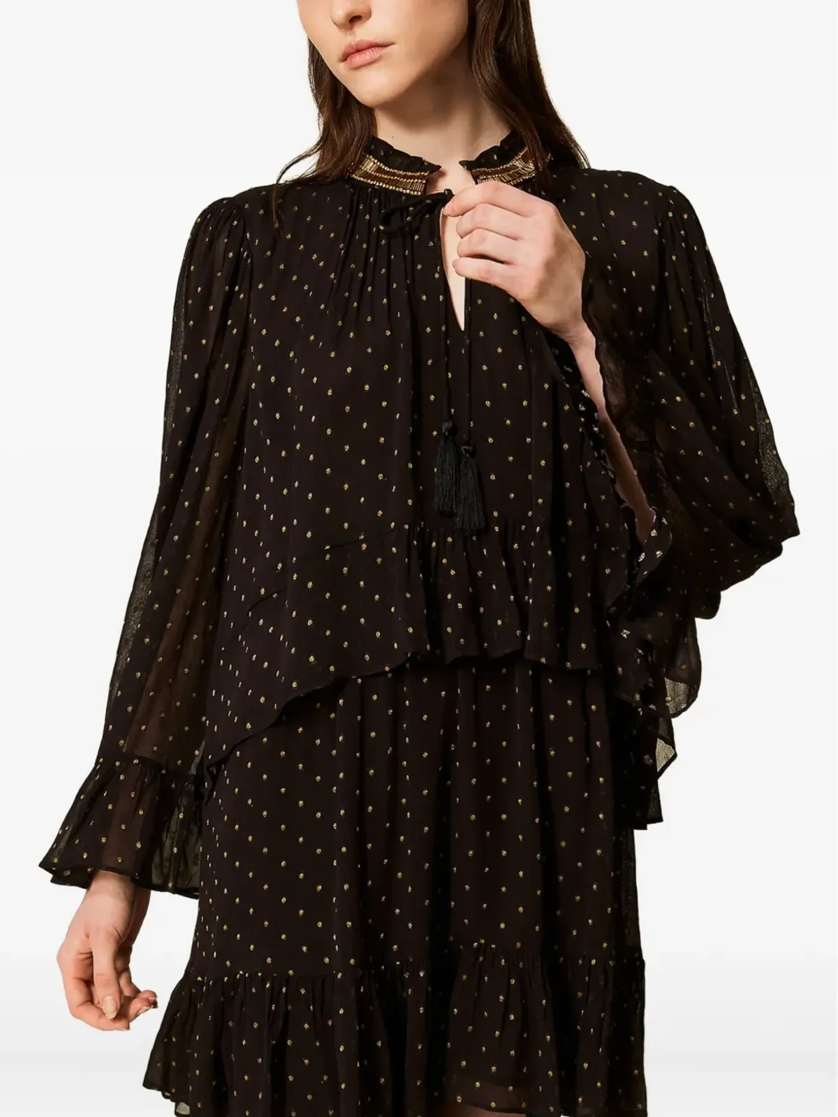 TWINSET Georgette ドレス - 画像3
