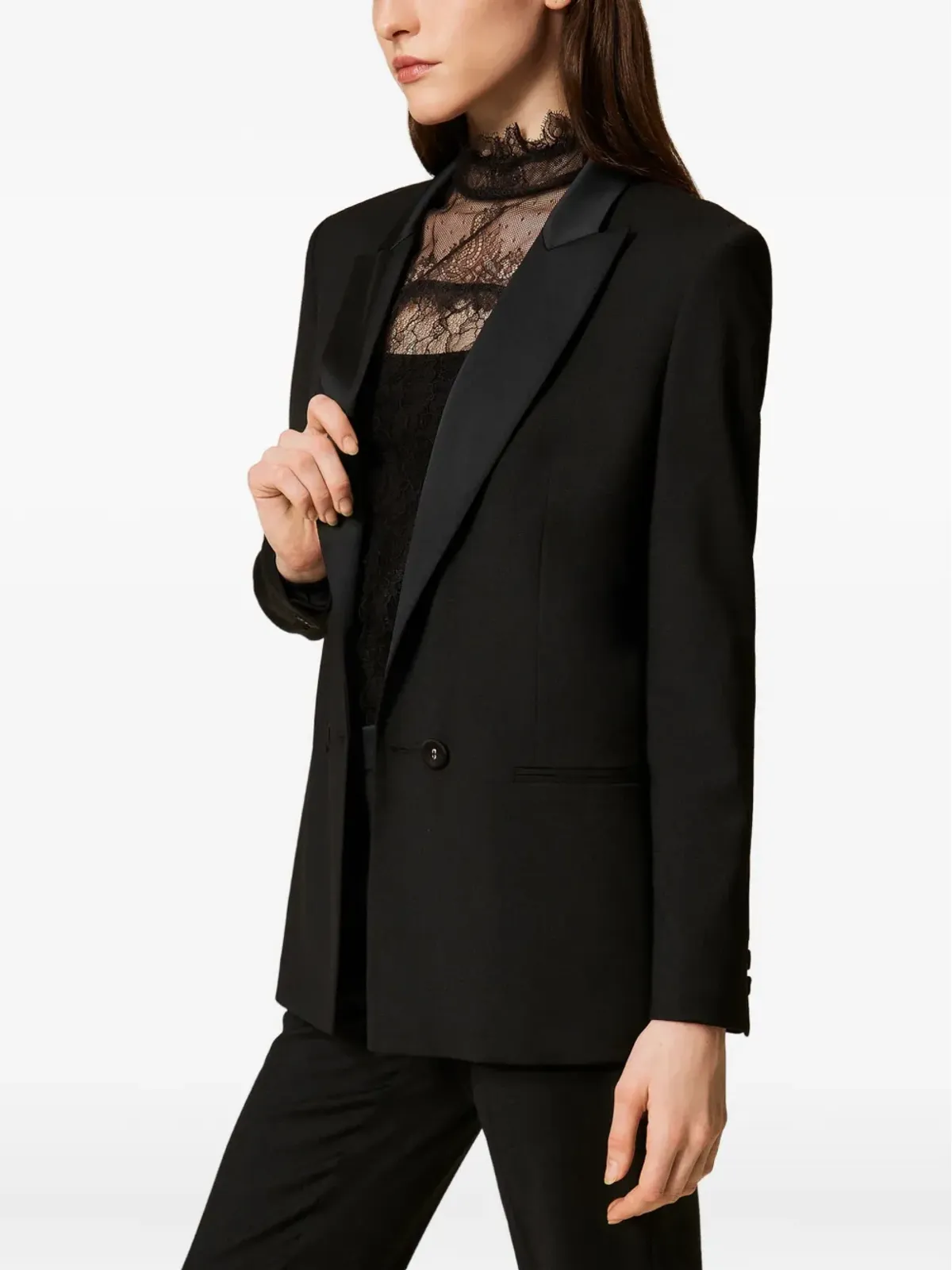 TWINSET 長袖ダブルブレストブレザー - 画像4