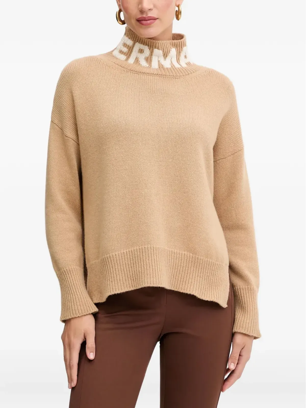 ERMANNO FIRENZE 高ネック長袖セーター - 画像1