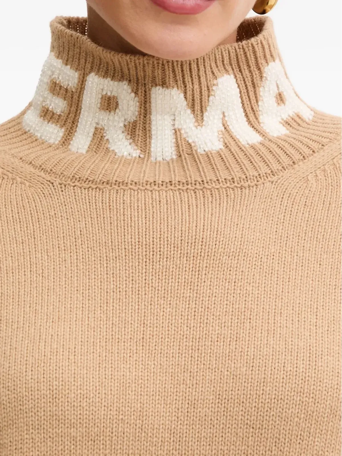 ERMANNO FIRENZE 高ネック長袖セーター - 画像4