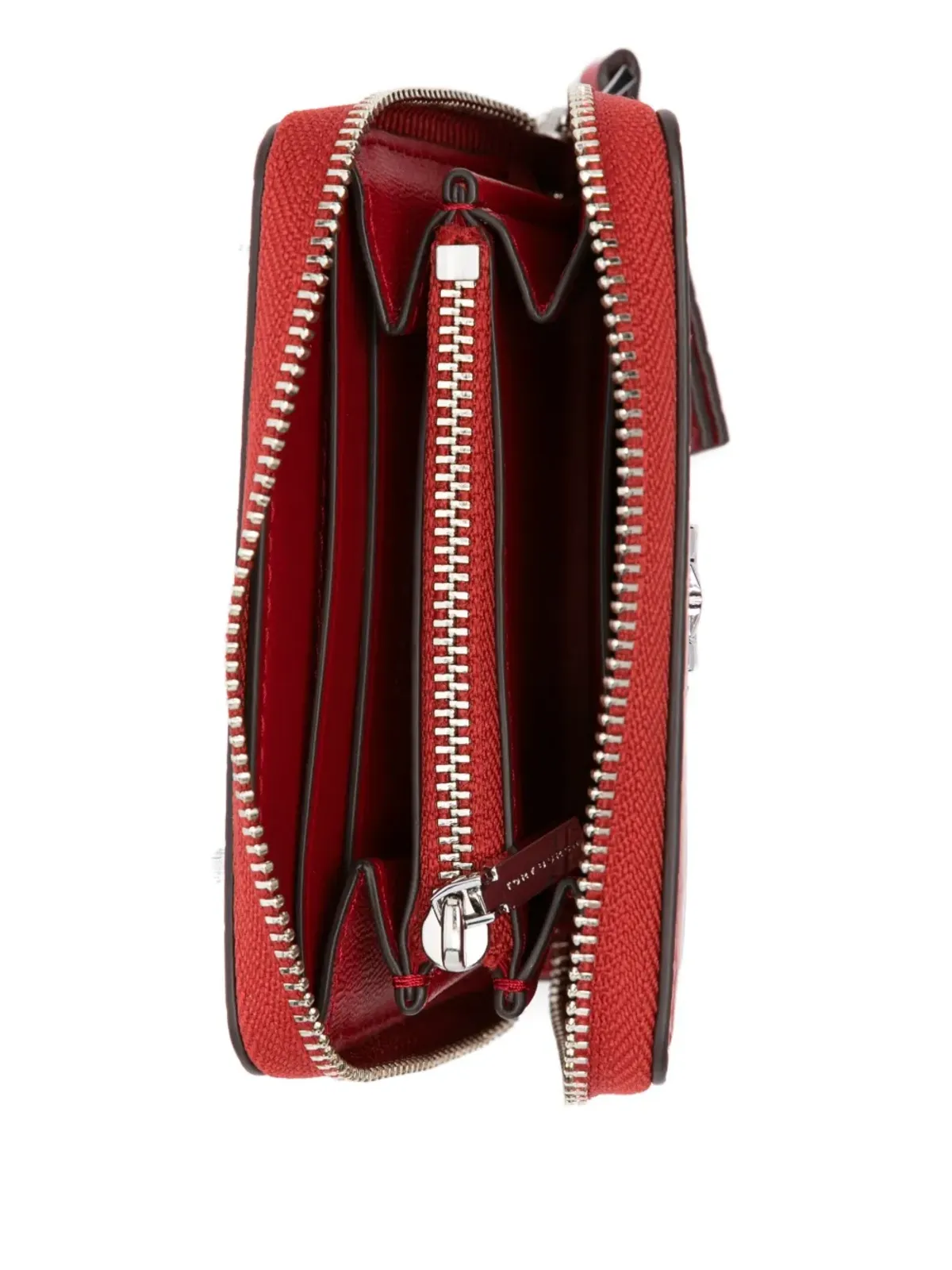 Tory Burch クロコダイルエンボス ZIPアラウンド ウォレット - レッド - 画像3