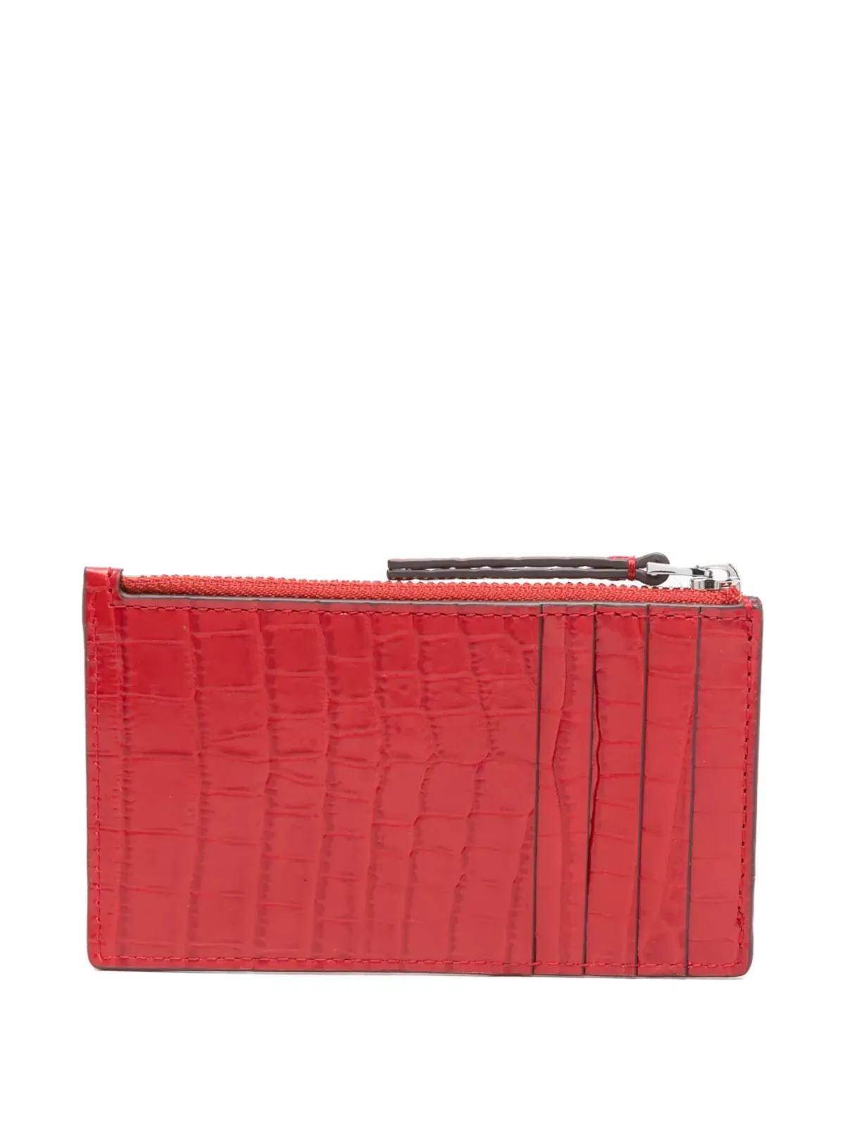 Tory Burch エンボス加工ジップアラウンドウォレット - Red - 画像2