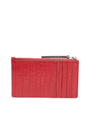 Tory Burch エンボス加工ジップアラウンドウォレット - Red - サムネイル2