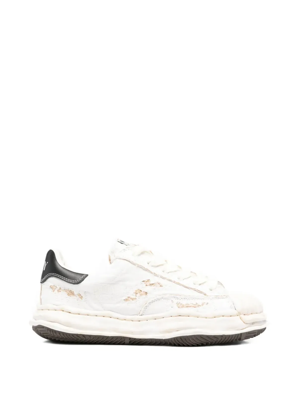 Maison MIHARA YASUHIRO リップエフェクト レースアップスニーカー - 画像1