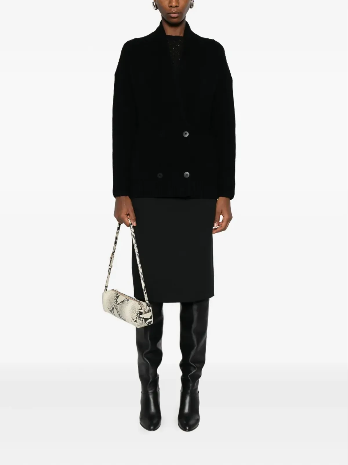 Max Mara ダブルブレストカーディガン - 画像2