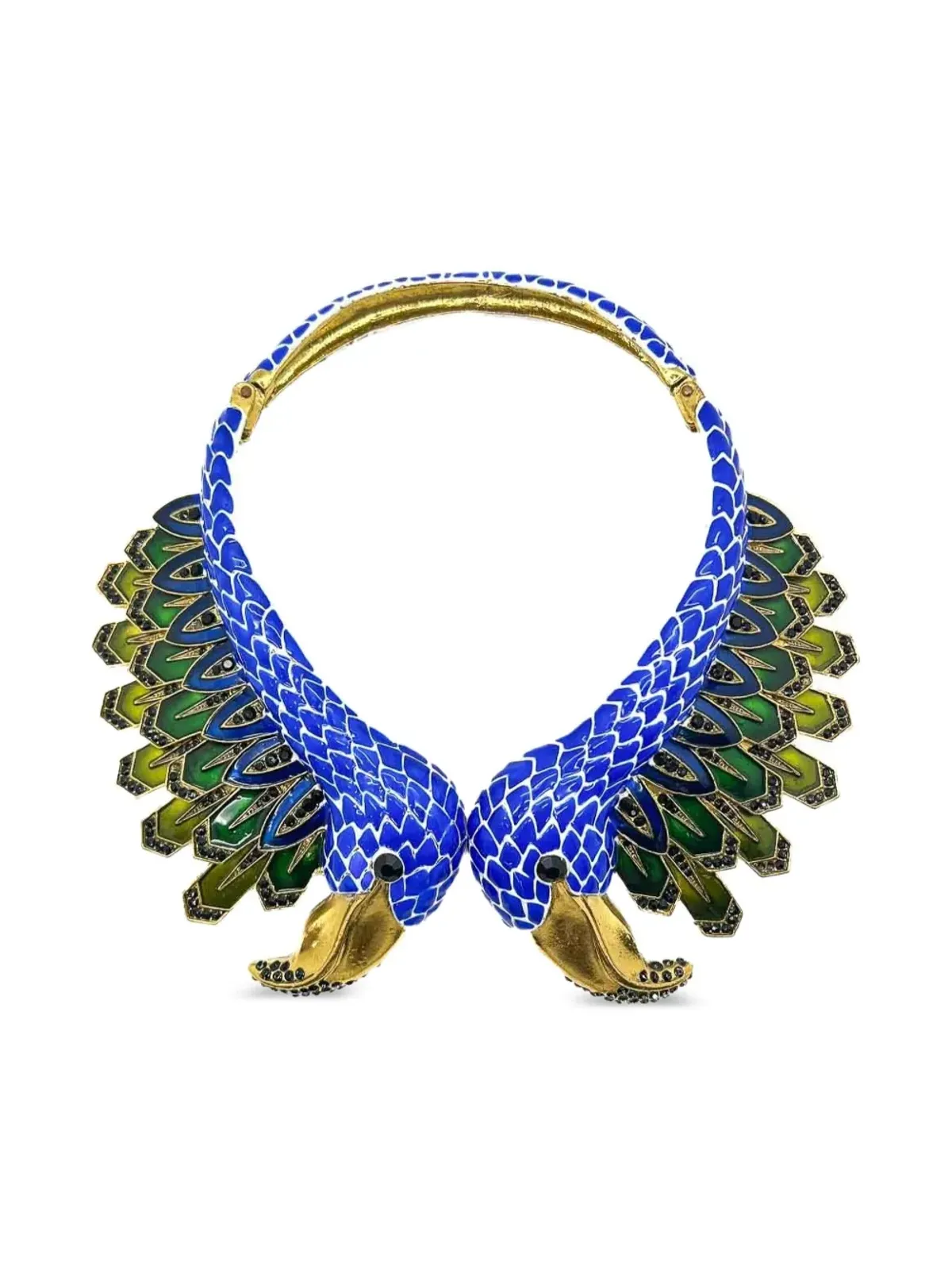 Jennifer Gibson Jewellery 2010年代 Cavalli Flamingo ステートメントカラー ネックレス - 画像3