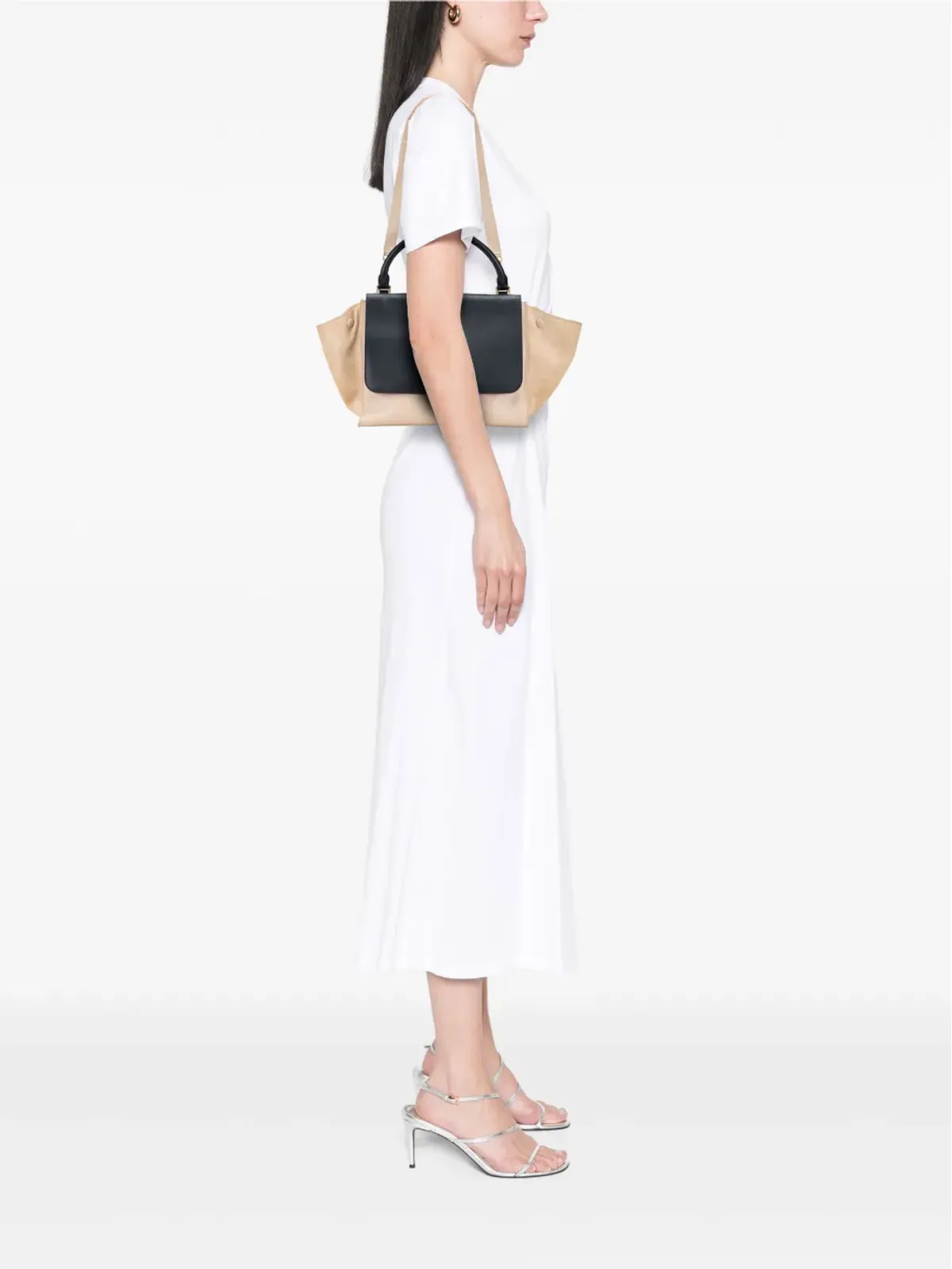 Celine Pre-Owned トラペーズサッチェル - 画像2