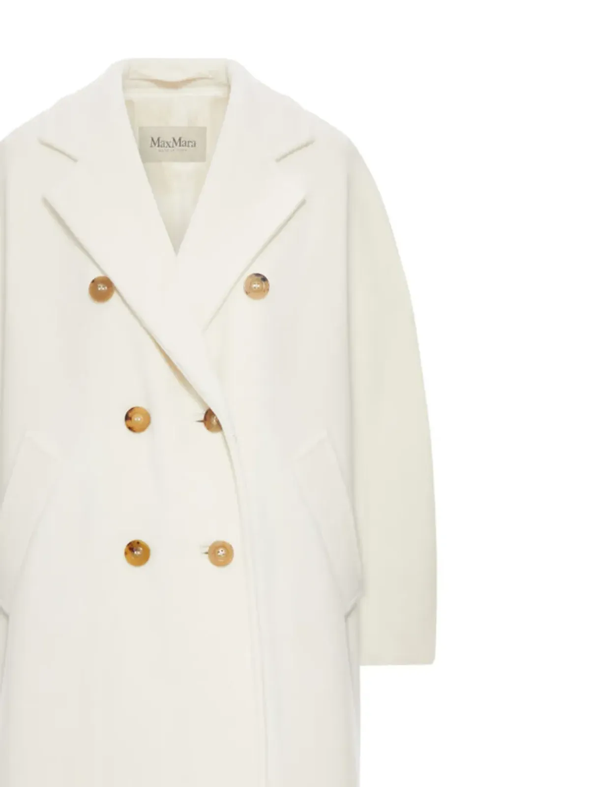 Max Mara マダム101801 ダブルブレスト ウールコート - 画像2