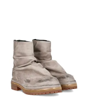 424 distressed leather boots - Grey - サムネイル2