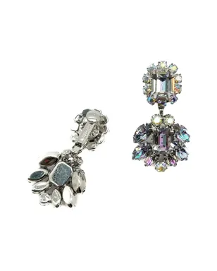 Jennifer Gibson Jewellery 1950年代 Vendome Amethyst Aurora Borealis ドロップイヤリング - サムネイル2