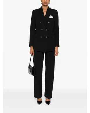 Elisabetta Franchi ダブルブレスト金ボタン ブレザー - ブラック - サムネイル2