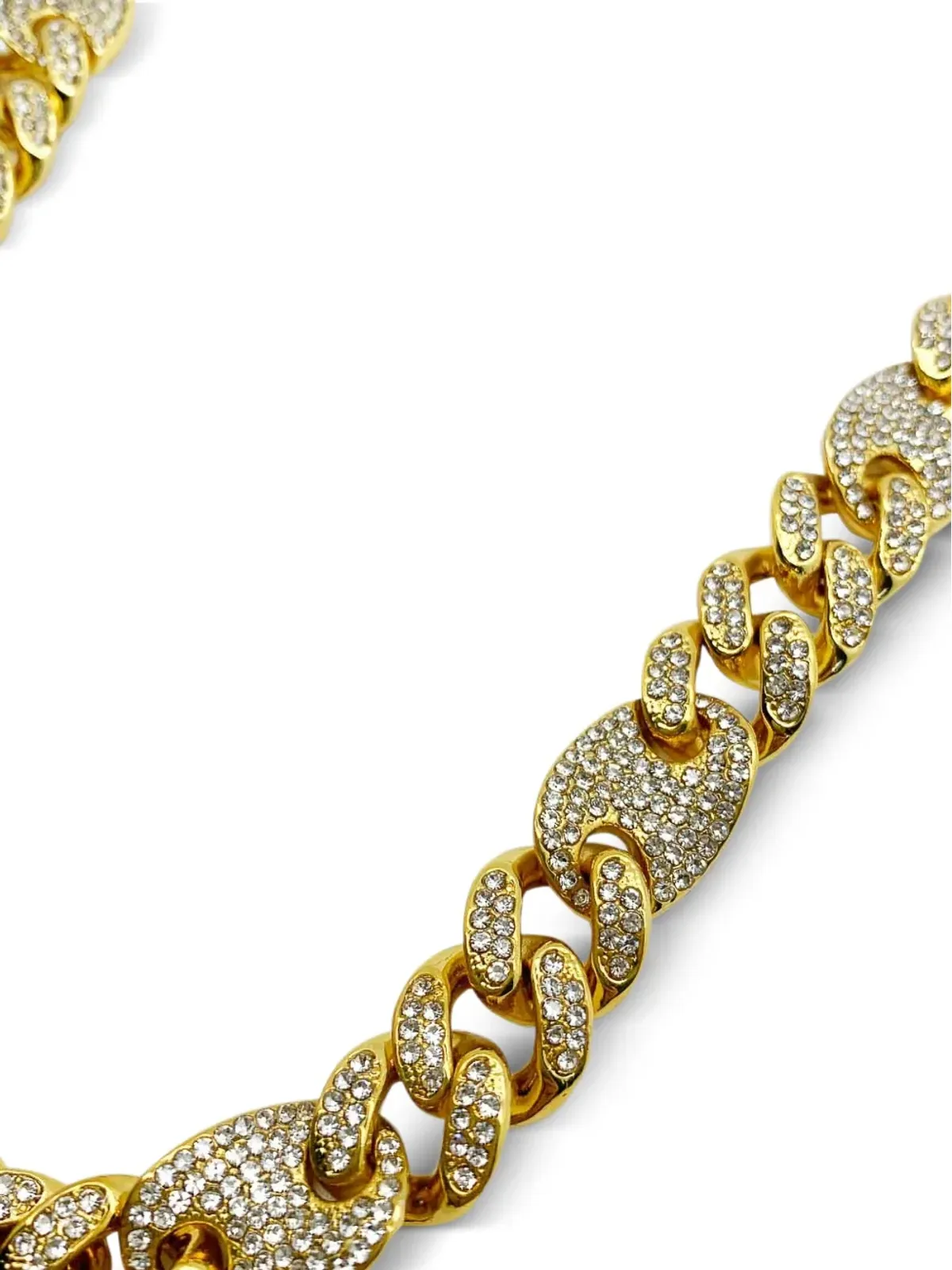 Jennifer Gibson Jewellery 2000年代 クリスタル付きチェーンネックレス - 画像3