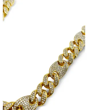 Jennifer Gibson Jewellery 2000年代 クリスタル付きチェーンネックレス - サムネイル3