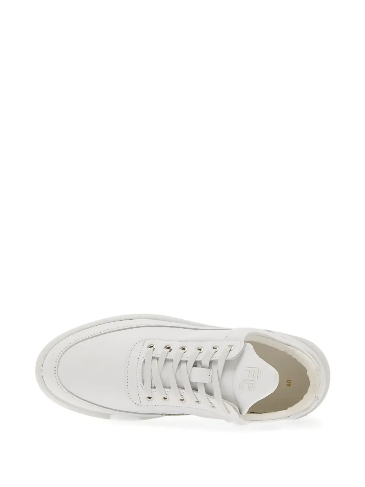 Filling Pieces ナッパレザー スニーカー - White - 画像5