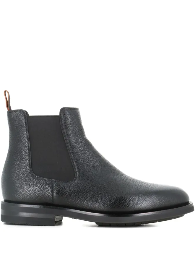 Santoni Santoni エラスティックパネル レザーブーツの商品画像
