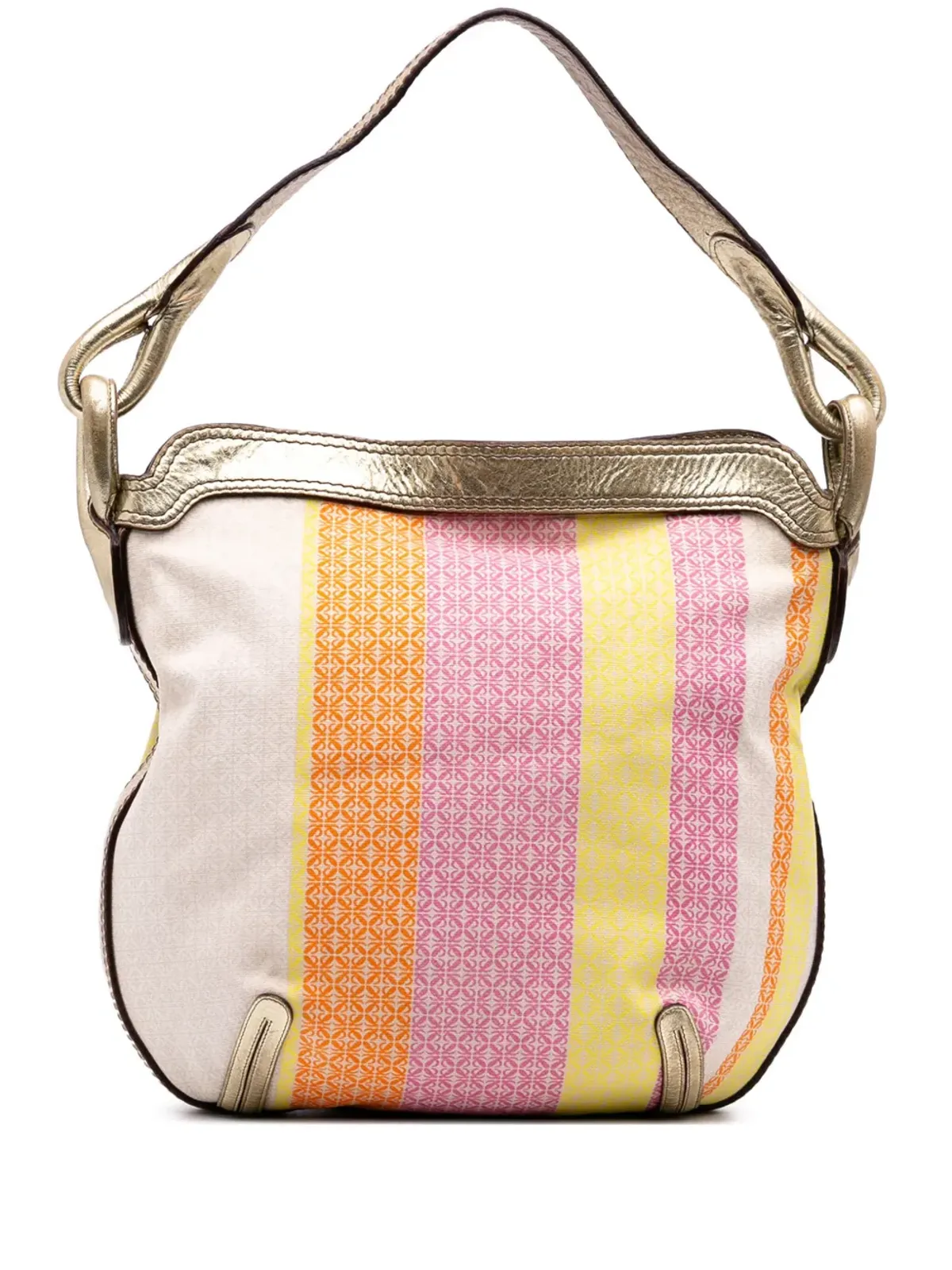 Loewe Pre-Owned アナグラム キャンバス ニュー・ロード ショルダーバッグ - 画像1