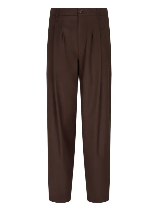 Giorgio Armani Giorgio Armani プリーツフロント ウールパンツの商品画像