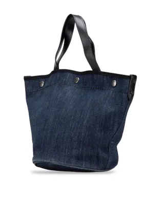 Prada Pre-Owned デニム ロゴ サッチェル - サムネイル3