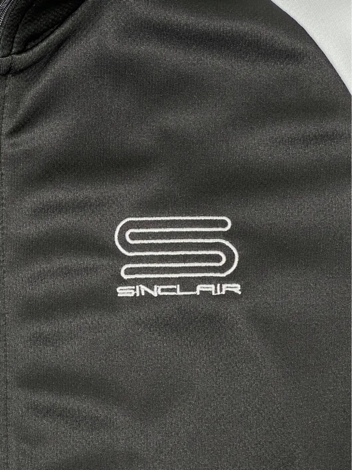 Sinclair SMT190 ロゴ刺繍パネル付きトラックジャケット - 画像3