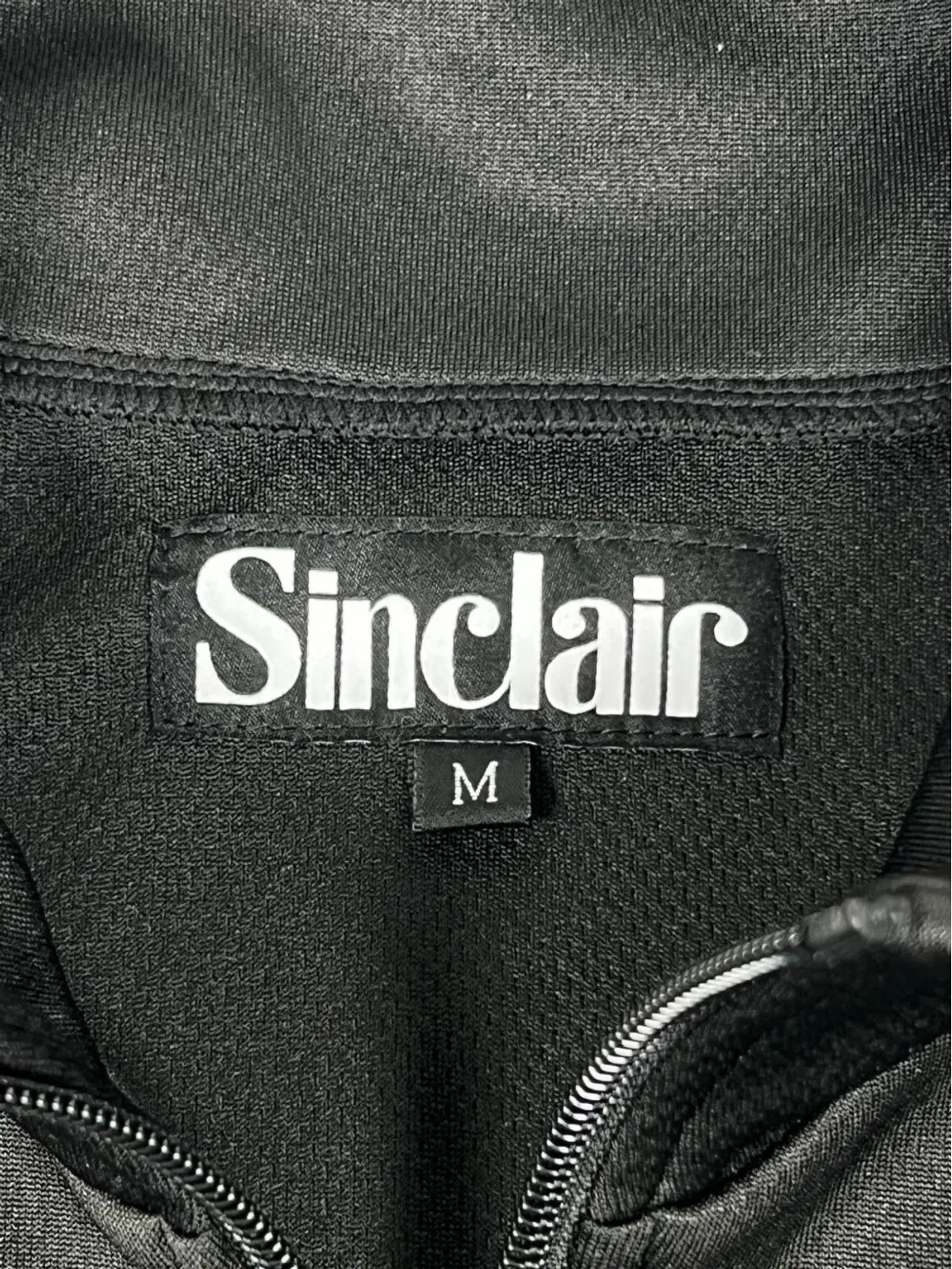 Sinclair SMT190 ロゴ刺繍パネル付きトラックジャケット - 画像4