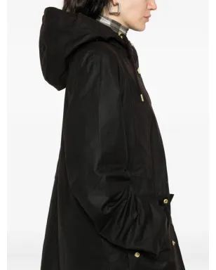 Barbour フード付きボタン留めコート - サムネイル5