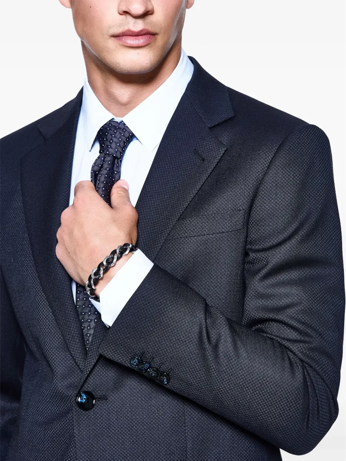 Giorgio Armani スターリングシルバー・チェーン ブレスレット - グレー - 画像2